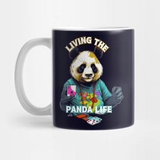 Living the Panda Life, panda t-shirts, t-shirts with pandas, Unisex t-shirts, panda lovers, animal t-shirts, gift ideas, panda tees, gifts Mug